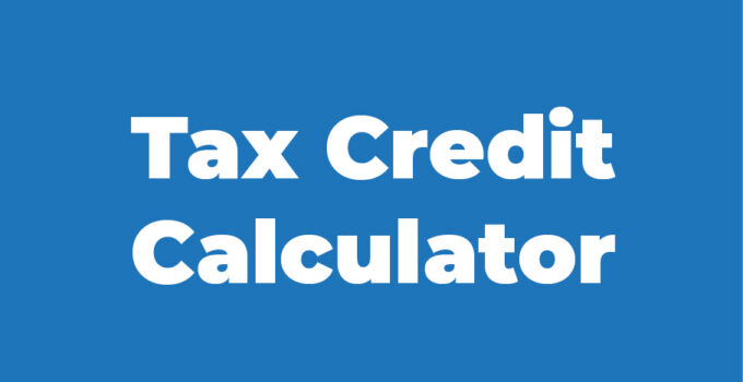 Tax Credit Calculator